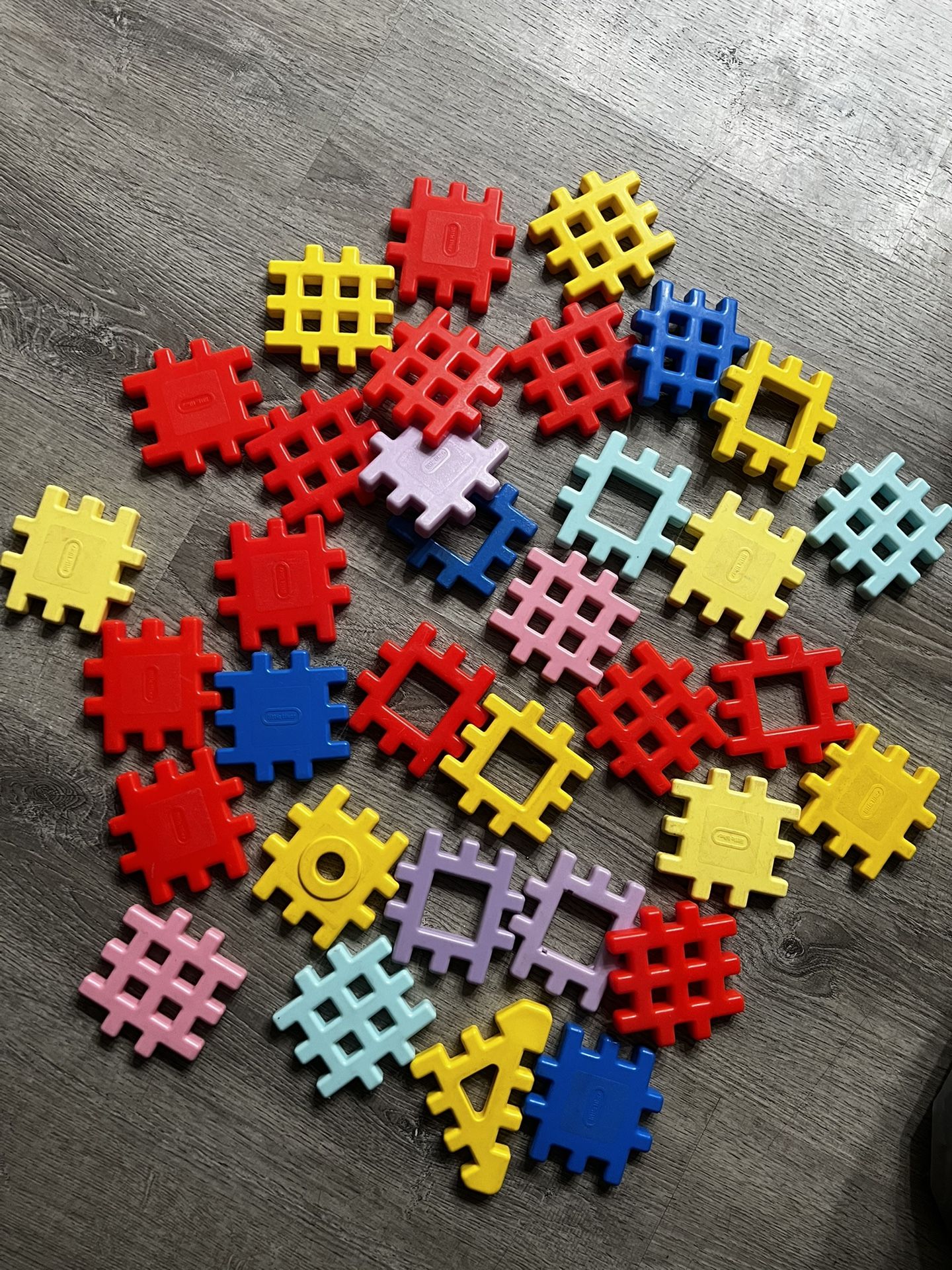 Vintage Little Tikes Waffle Blocks