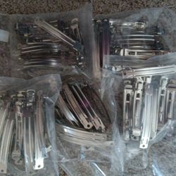 Hair Barrettes 3"Lot Of 50 NEW Crafts Art DYI