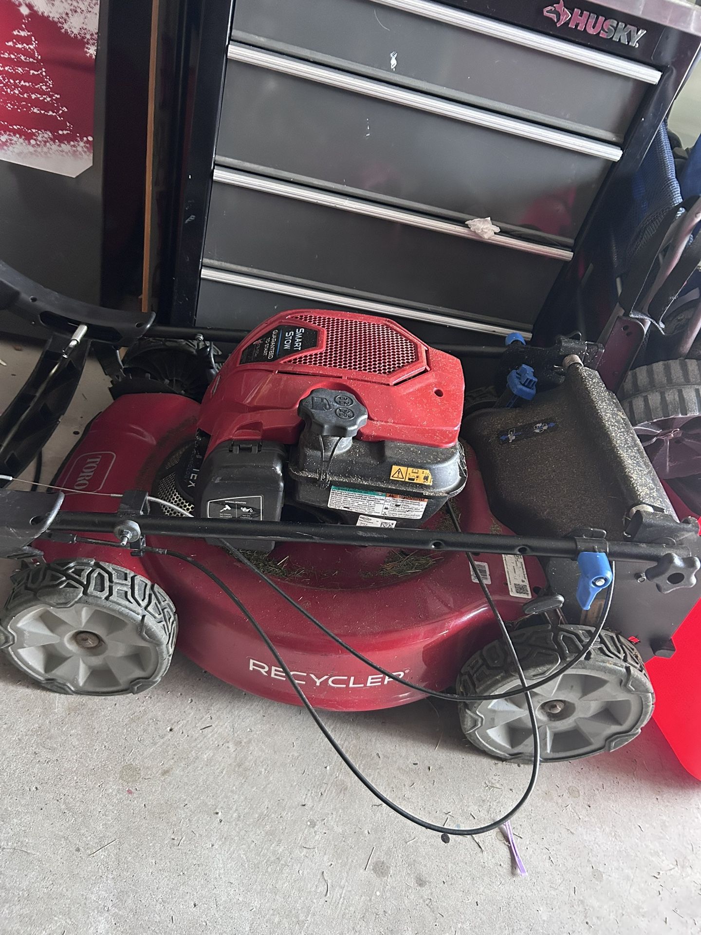 Toro 22in Recycler Self Propelled Mower w Smart Stow