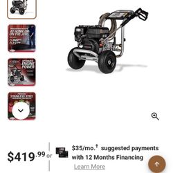 3400 PSI 2.5 GPM Simpson Pressure Washer