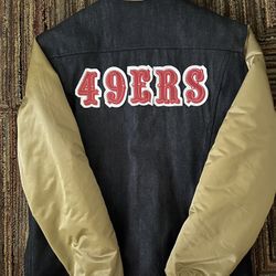San Francisco 49ers Levi’s Denim/Satin Jacket