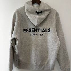 NEW Essentials Fear of God Hoodie Dark Grey