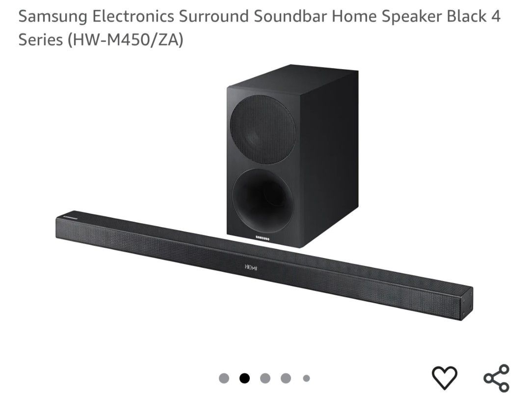 Sound Bar W Speaker