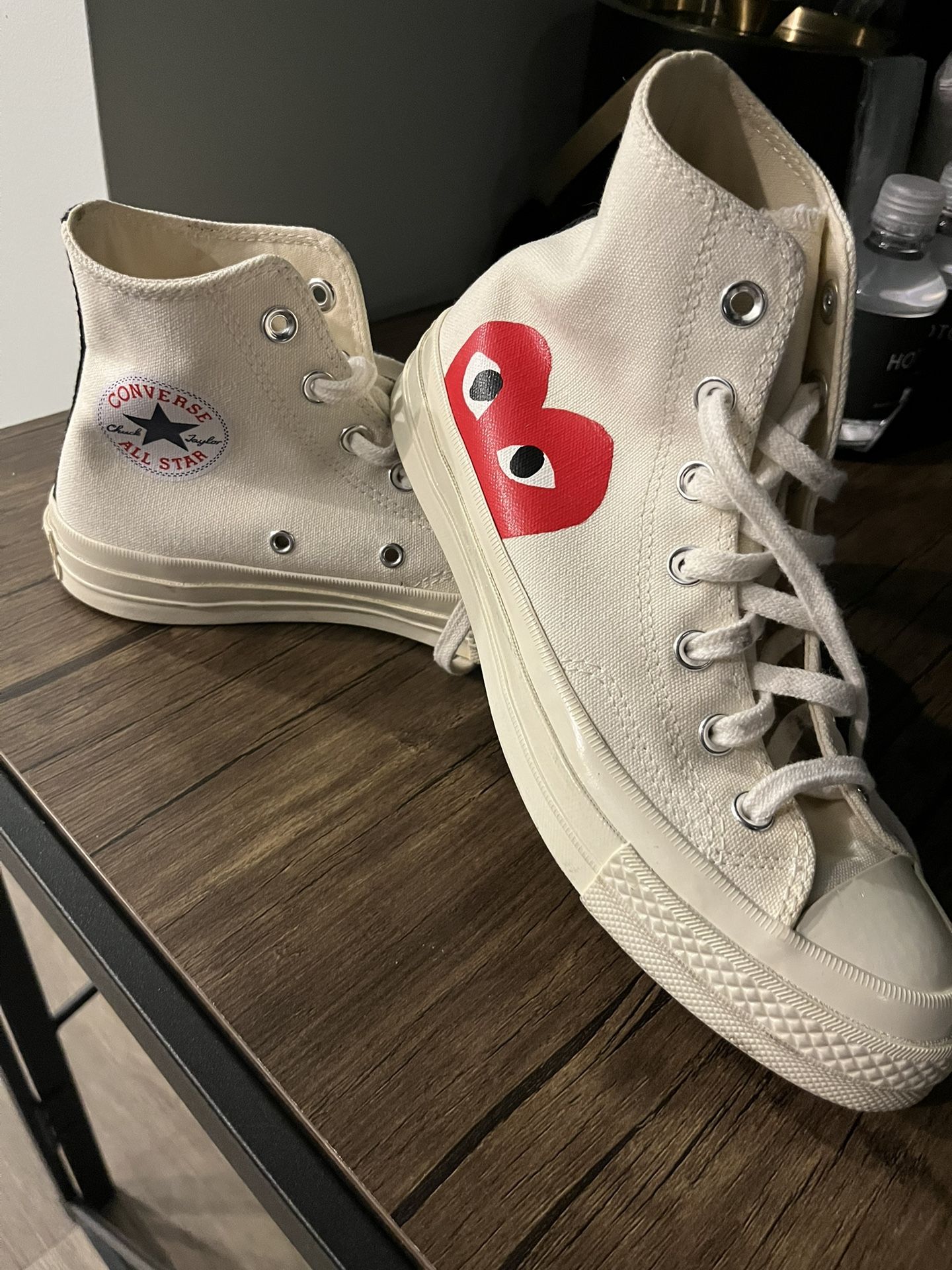 Authentic Converse Comme des Garcons Sz 8 Woman