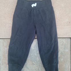 Carter's Size 18 Mth Black Joggers