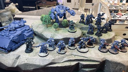 Space Marines Warhammer  40k 3d Printed Models 