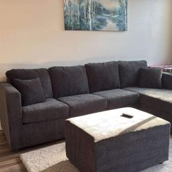 Brand New Sectionals In Stock With Free Ottoman 
