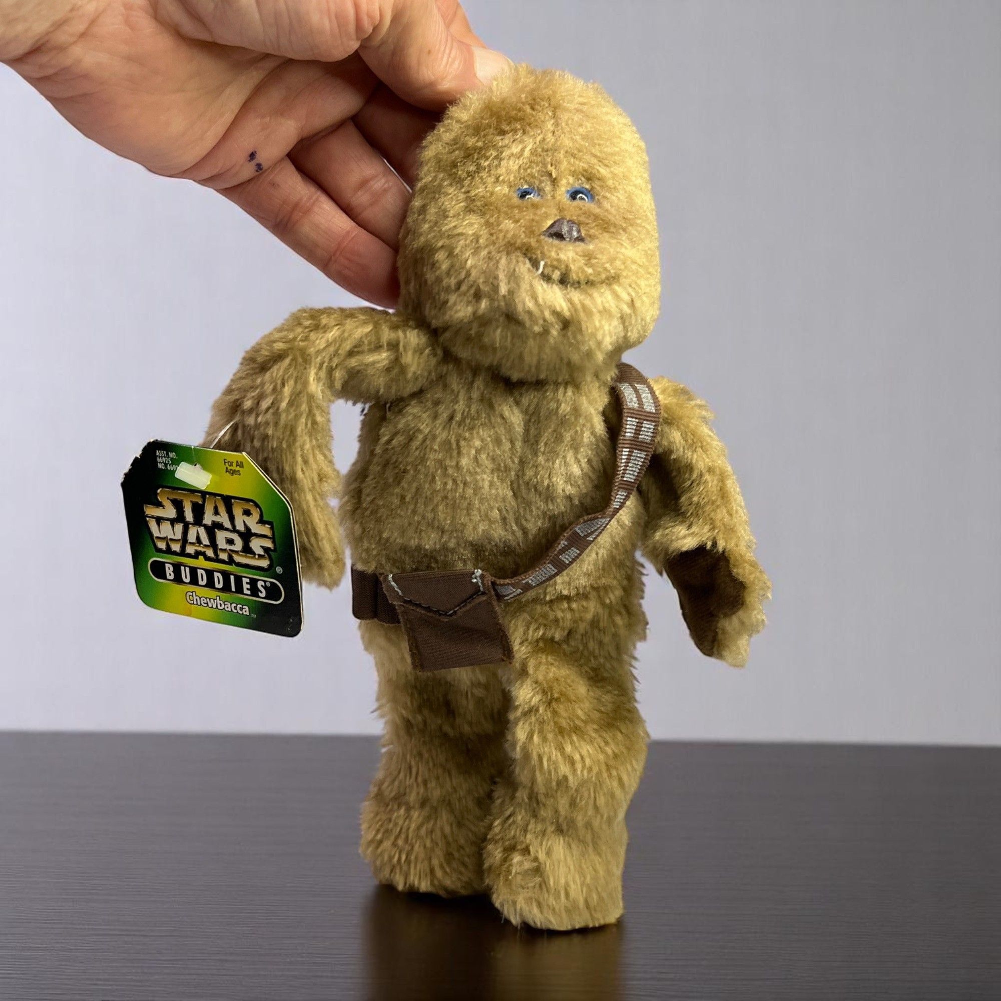 Vintage 1997 Star Wars Buddies Chewbacca Plush By Kenner 9" Collectible