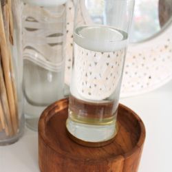 Solid Wood Floating Candleholder Wedding Centerpiece 