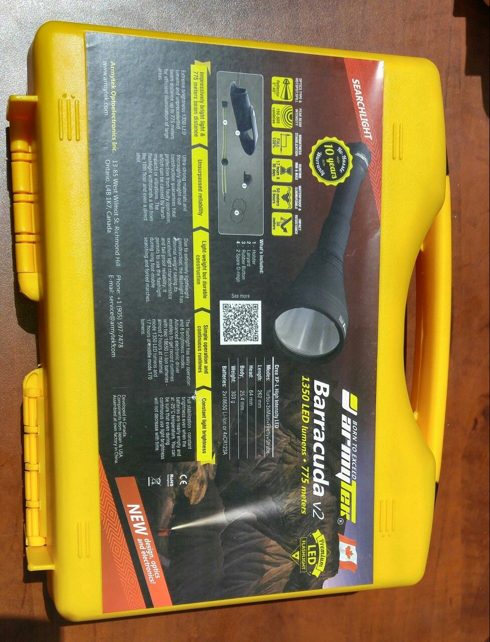 Armytek Barracuda Pro v2 XHP35 High Waterproof Flashlight