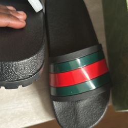 gucci sandals with web 