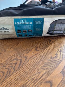 Northwest Territory 12Ft Screen House 14’x12’ Camping Shelter Gazebo Tent w/Carry Bag