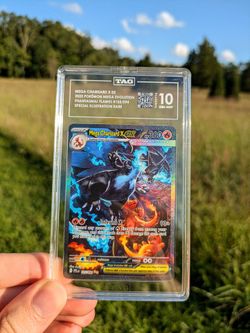Pokemon Mega Charizard X EX Special Illustration Rare #125/094 TAG 10 Gem Mint