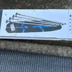 E-Z Up Dust Containment Pole Up 12’