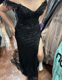 Black Corset Formal Dress