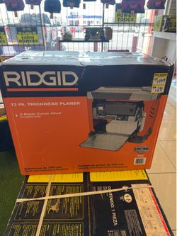 Ridgid 13” thickness planer