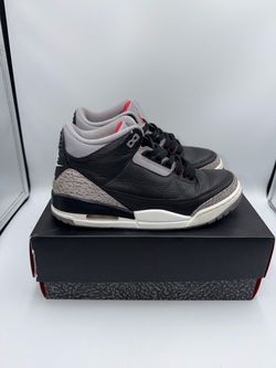 🔥 Air Jordan 3 Retro “Black Cement”  📏 Size 8 Men’s