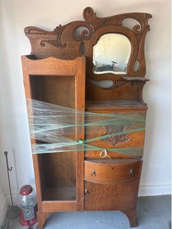 Antique Wooden Secretary cabinet
