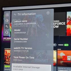 LG SMART TV - 55" - 120hz - Nano QNED