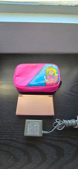Pink Nintendo ds lite with games and original charger