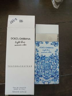 Dolce Gabbana light blue summer vibes