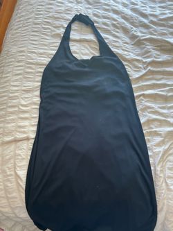 Mossimo black halter midi dress size xs
