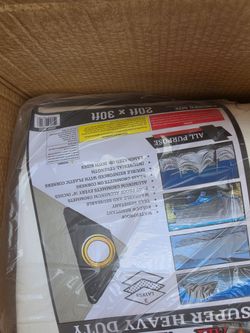 20x30 white tarp
