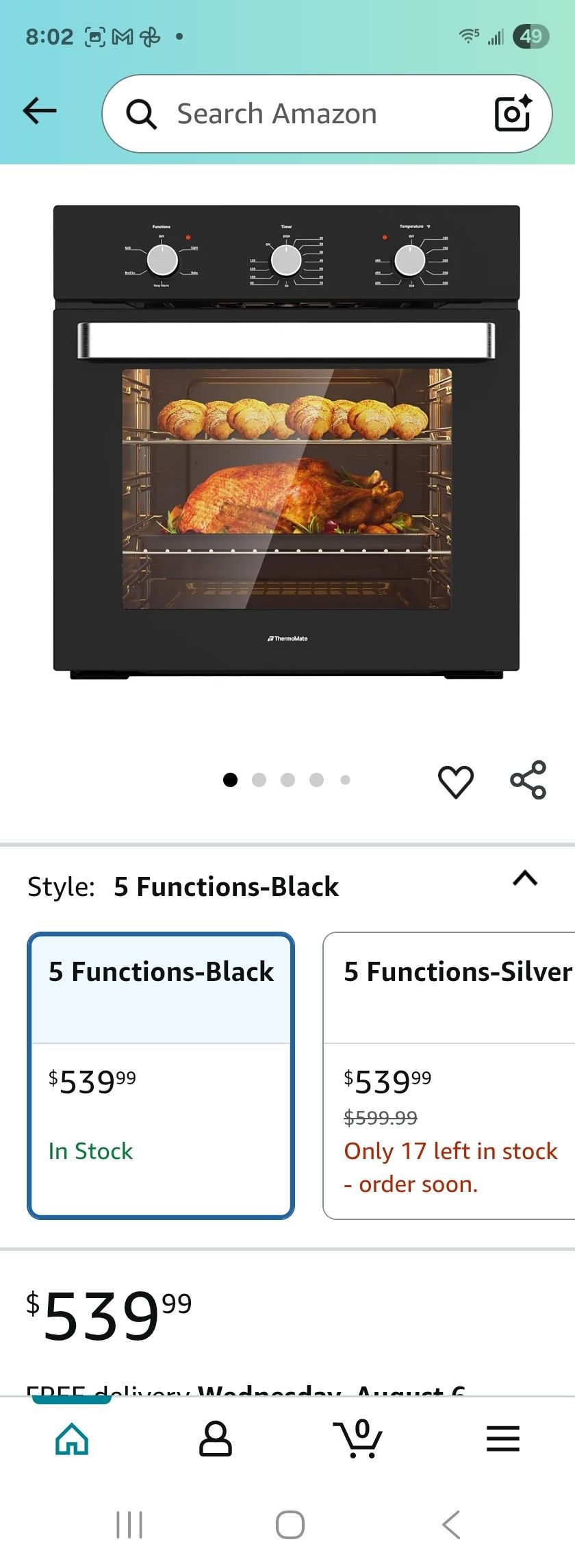 24-inch Built-in-electric oven
