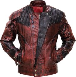 Real Leather Star Lord Jacket