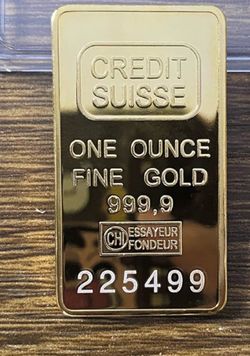 Credit suisse gold bar