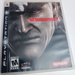 METAL GEAR SOLID 4 GUNS OF THE PATRIOTS PS3 GAME