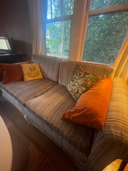 Colorful Striped Couch / Sofa