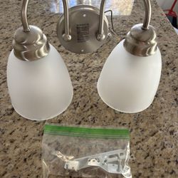 Hampton bay Brushed Nickel Light Fixture