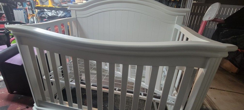 White Baby Crib