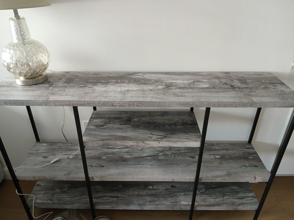 Gray Side Table