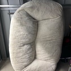 Bean bag love seat