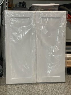 Brand New! White Shaker Style Cabinets