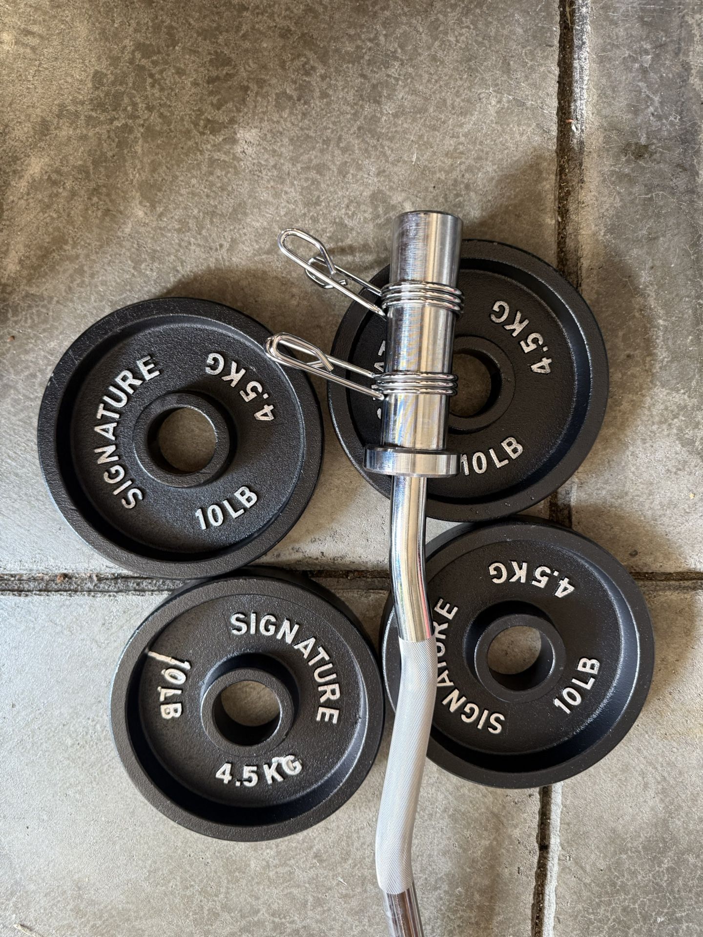 Olympic Curl Bar Weights