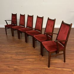 Vintage Mid-Century Dining Chairs Set of 6 - Many More Items In Stock!