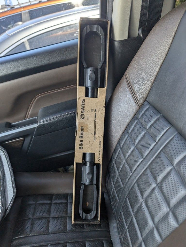 SEALED BOX NEW  / Saris Bike Beam LT for Hanging Style Trunk or Hitch Racks, Black, One Size