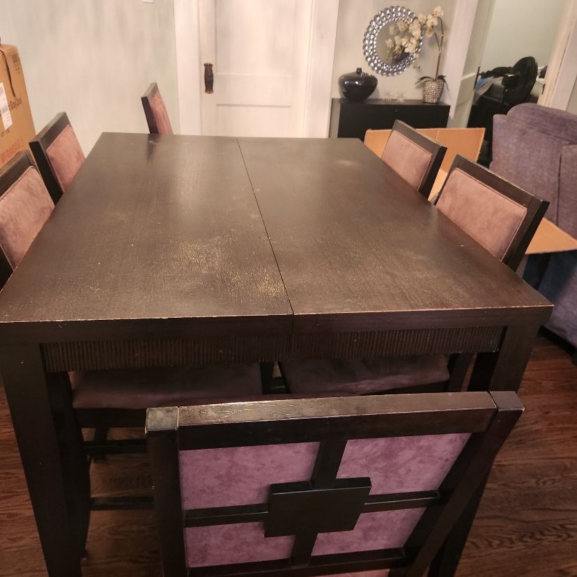Extended Dining Table For 6 