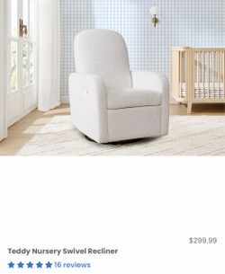 New Teddy Recliner/ Nursing chair/ Glider