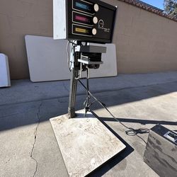 Vtg Omega Concept Six photo enlarger B-600 enlarger, & B-600 lamphouse dark rm