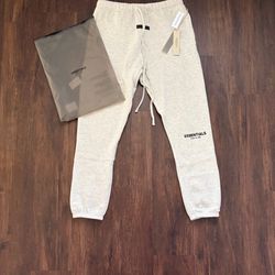 Light oatmeal essentials pants