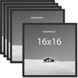 Venusmiles 16x16 Picture Frame, Display 16x16 Photo Frames - High Definition Plexiglass