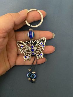 Evil eye 🧿 butterfly 🦋 Keychain $12