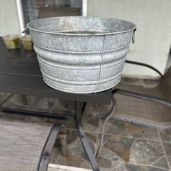 Galvanized Metal Tub Bucket 