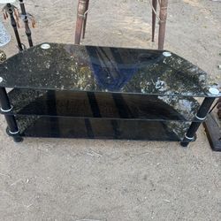 Glass TV Stand