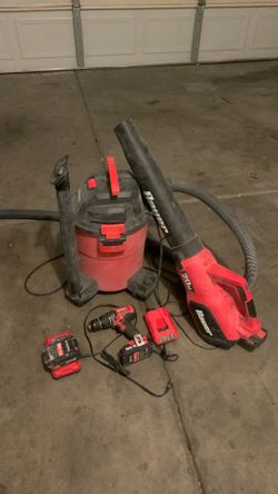 Drill blower and vac