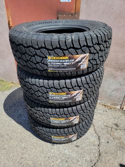 LT 285 70 17 ALL TERRAIN 10PLY TIRES F250 EXCURSION SILVERADO 2500HD SIERRA 2500HD RAM SILVERADO SUBURBAN AVALANCHE TAHOE